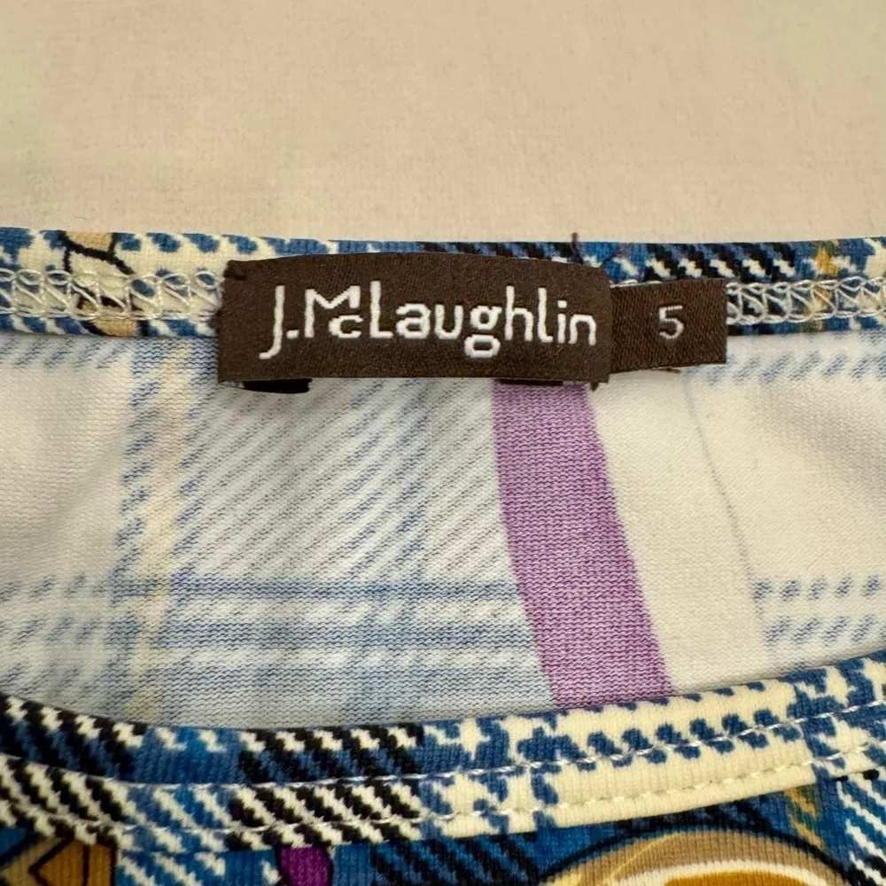 EUC! J. McLaughlin Girls’ RARE Equestrian Motif Dress, sz 5 - Picture 3 of 10